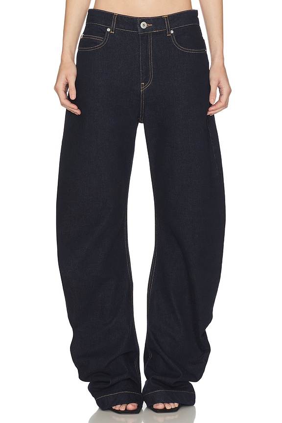 view 1 of 8 BANANA TWIST FLARE JEAN フレアデニム in Indigo