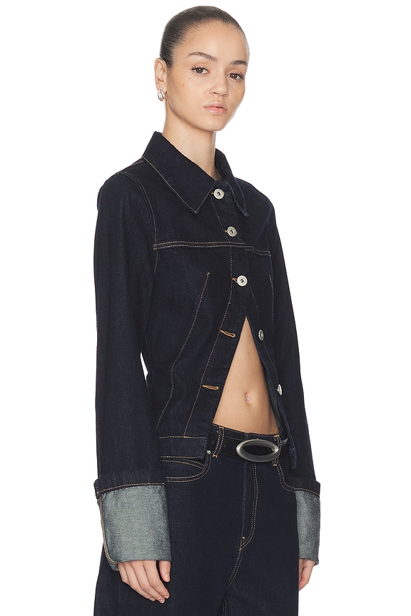 view 2 of 6 CHAQUETA CINCH BACK JACKET in Indigo