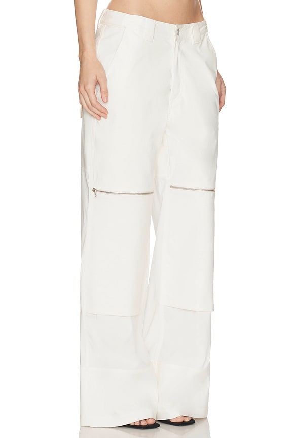 view 2 of 8 PANTALÓN FLEX in Ivory