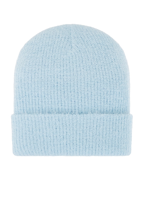 view 2 of 2 Ivy Fuzzy Beanie in Glacier Blue