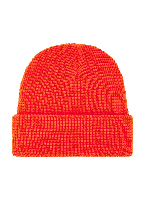 view 2 of 2 Meadows Waffle Beanie in Hunter Orange
