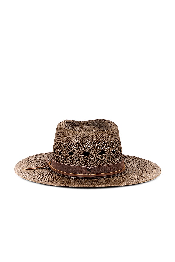view 2 of 3 Miller Fedora Hat in Mocha