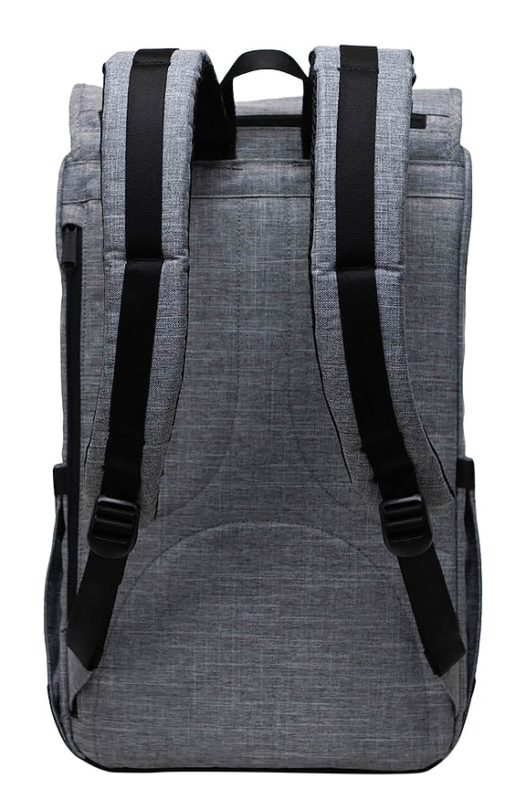 view 2 of 4 Little America Backpack in Raven Crosshatch