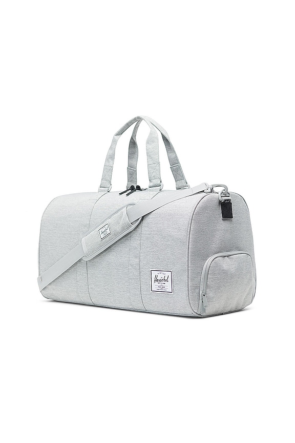 view 2 of 3 Novel Duffle Bag in Light Grey Crosshatch