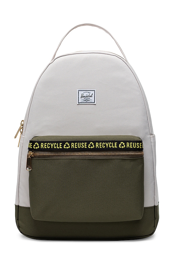Herschel Supply Co. Nova Mid Volume Eco Backpack in Moonbeam & Ivy ...