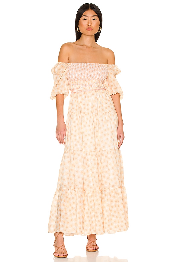 view 1 of 3 ROBE MAXI GABRIELLA in Daisy Fields