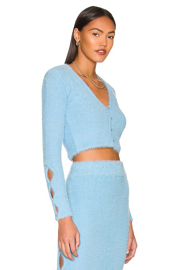 view 2 of 4 Cosmo Cardigan in Cornflower