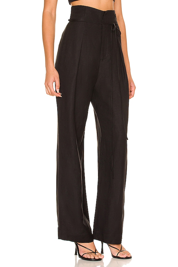 view 2 of 4 PANTALÓN CINTURA ALTA JOSIAH in Black