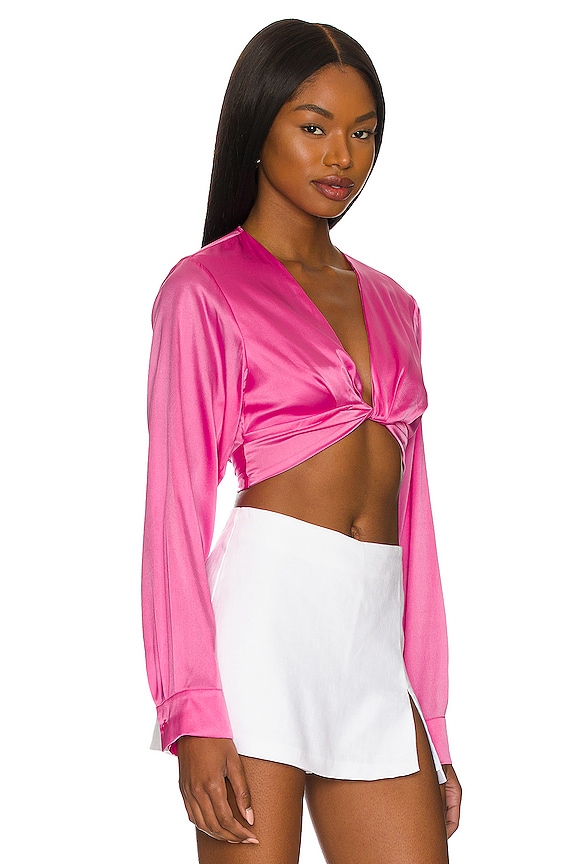 view 2 of 4 Sofia Shirt in Miami Pink