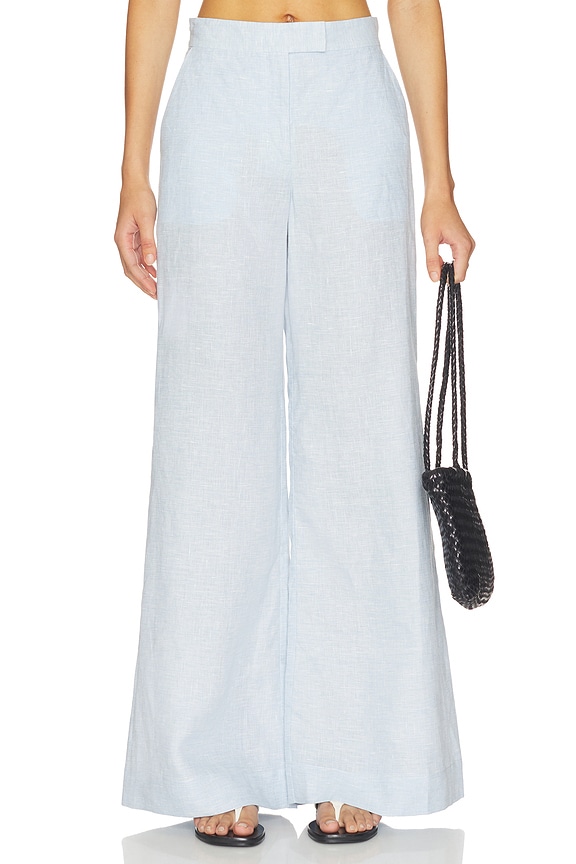 view 2 of 7 PANTALON CAPRI in Sky Melange