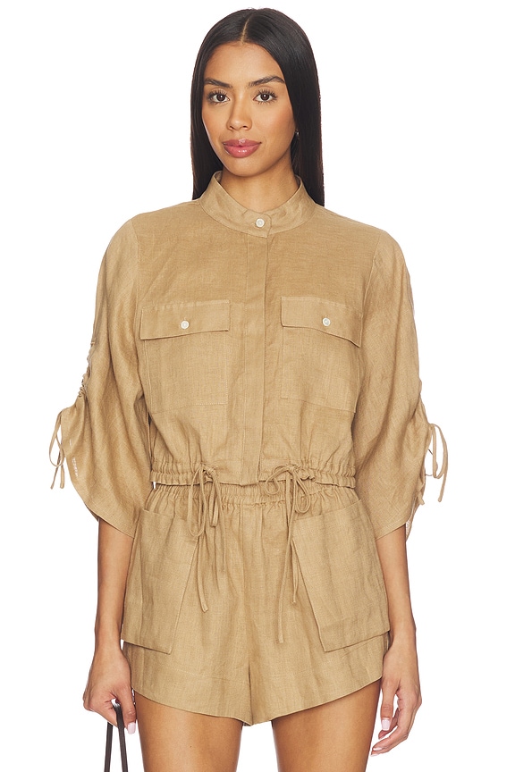 view 1 of 4 Eva Top in Almond