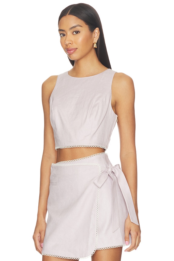 view 2 of 4 Terrel Top in Thistle