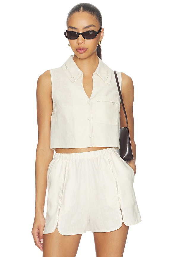 view 1 of 4 Rosalie Top in Ivory