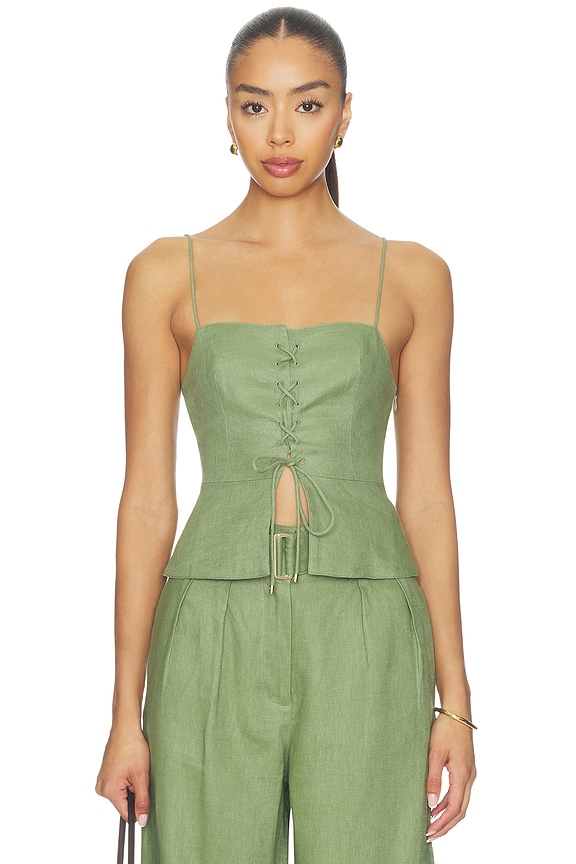 view 1 of 4 Ophelia Top in Sage