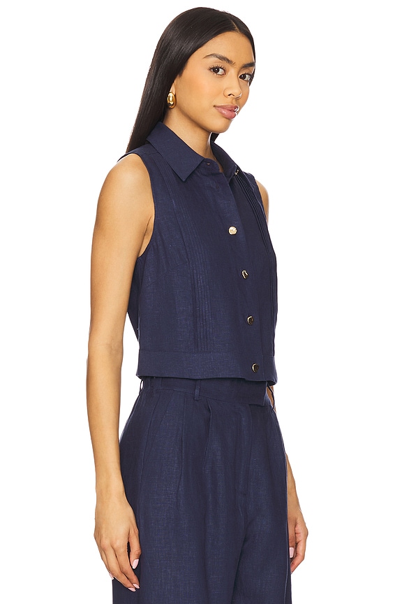 view 2 of 4 Vera Top in Indigo