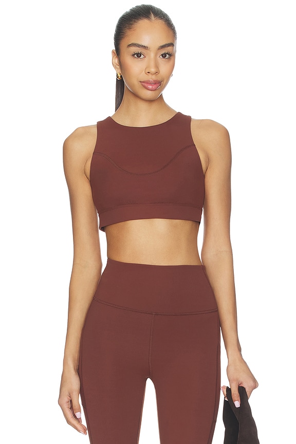 view 1 of 4 Kara Sports Bra in Brunette
