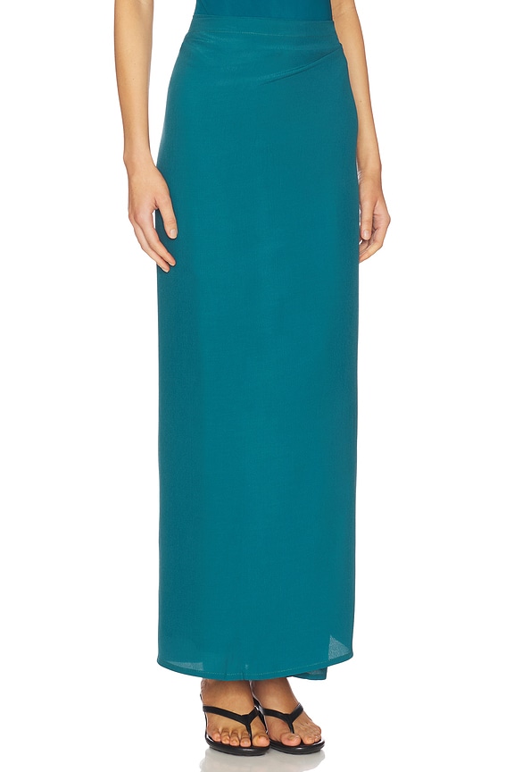 view 2 of 6 Panneaux Skirt in Harbor Blue