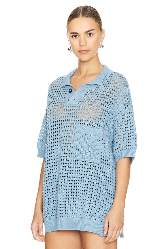 view 2 of 4 CHEMISE JOANA in Celeste Blue