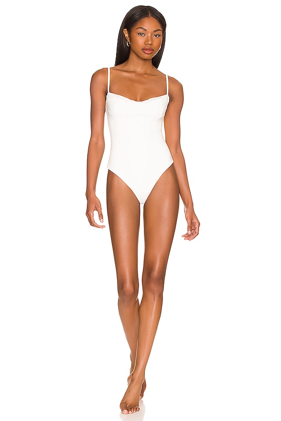 view 1 of 4 MAILLOT DE BAIN 1 PIÈCE VINTAGE in Off White