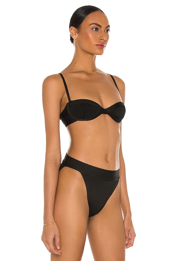 view 2 of 4 TOP BIKINI KNIT in Black