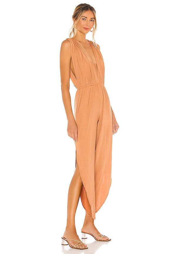 view 2 of 3 MICHELE ジャンプスーツ in Brown Sugar