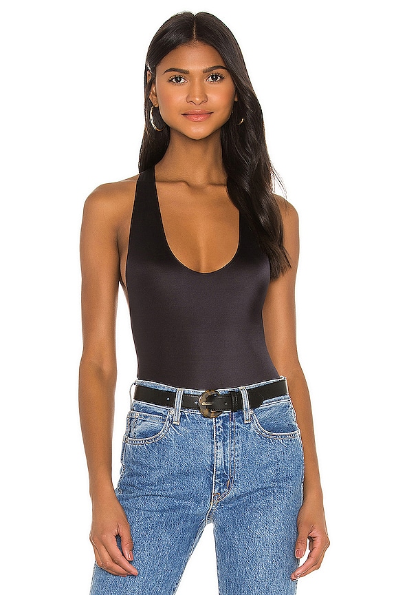 HAH Eco Straight Up Bodysuit in Noir | REVOLVE