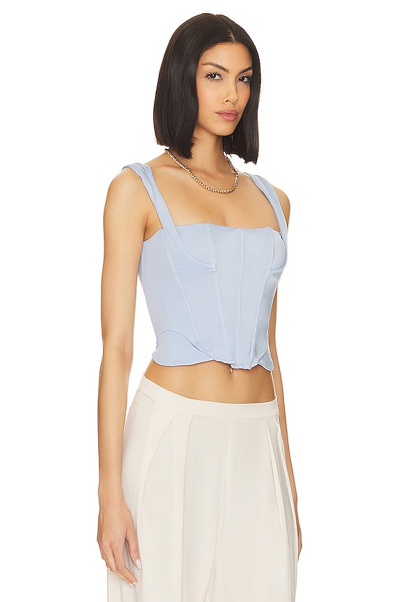 view 2 of 4 Knock Out Top in Periwinkle