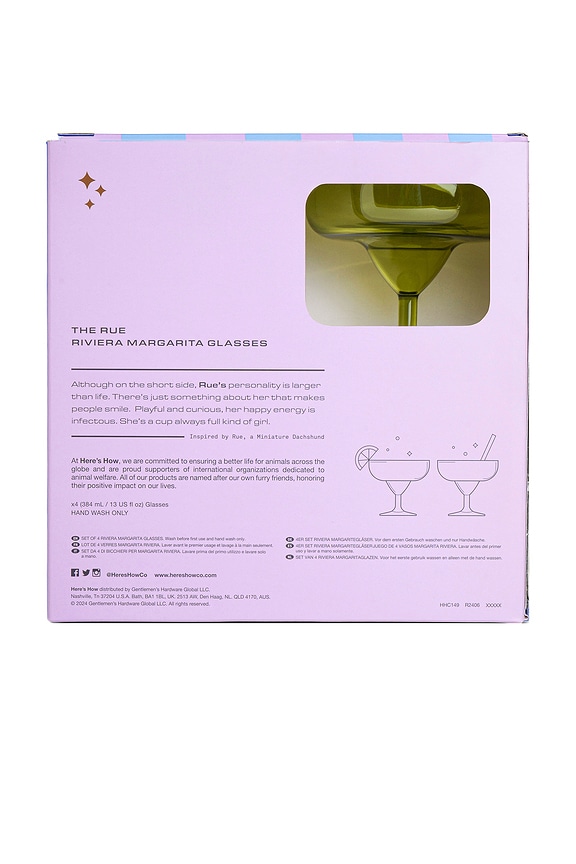 Here's How Rue Margarita Glass - Thumbnail 4