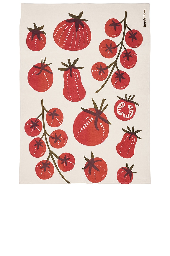 view 2 of 2 The Emmy Tea Towel in Red