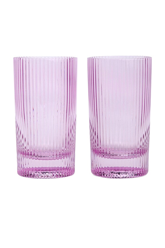 view 1 of 4 The Stella Highball Set Of 2 in Lilac