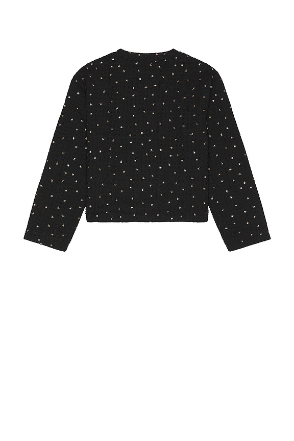 view 2 of 5 Beaded Cardigan in Black