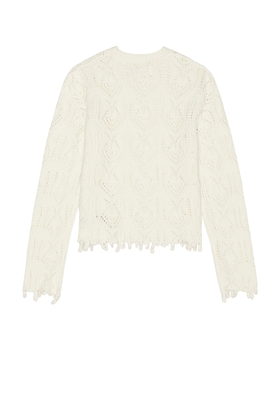 view 2 of 5 Cable Sweater in Bone