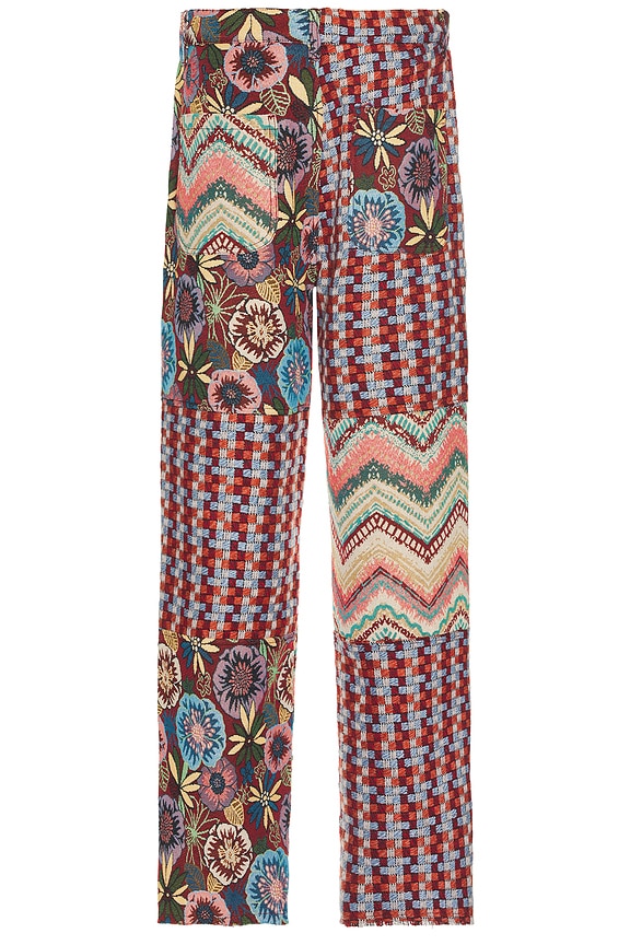 view 2 of 5 Tapestry Sounds Pant in Red