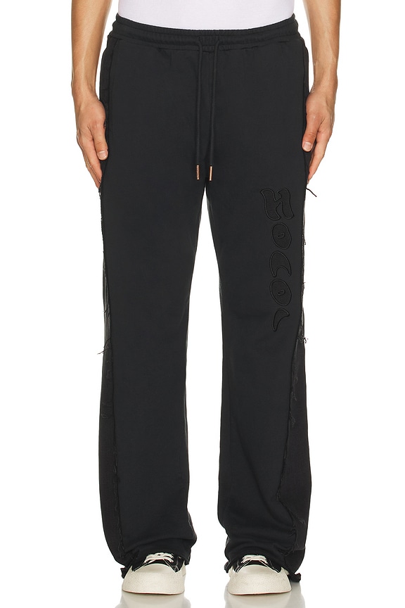 view 1 of 6 Denim Sweatpant in Black