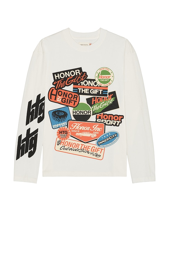 view 1 of 4 Fuel Long Sleeve Tee in White