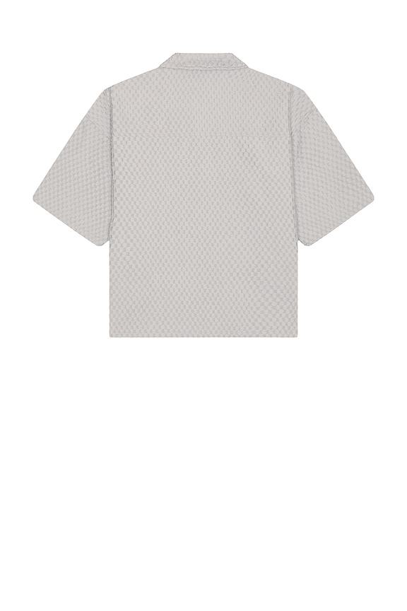 view 2 of 5 Quarter Zip Polo in Grey