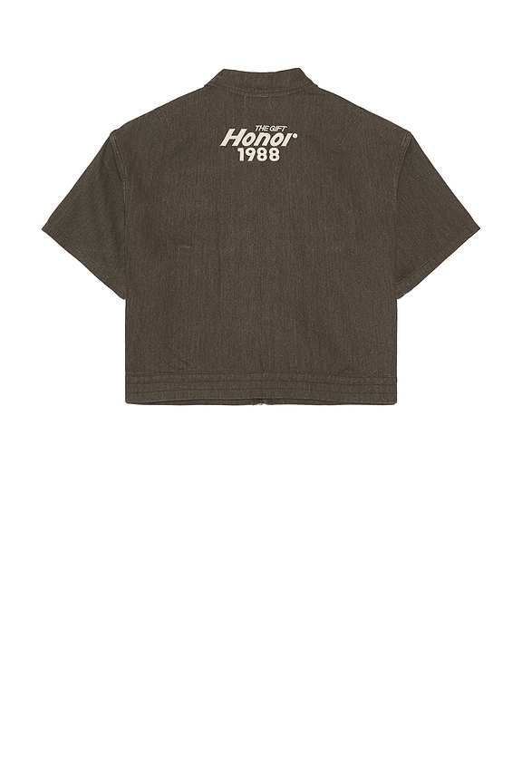 view 2 of 5 Twill Full Zip Shirt in Black