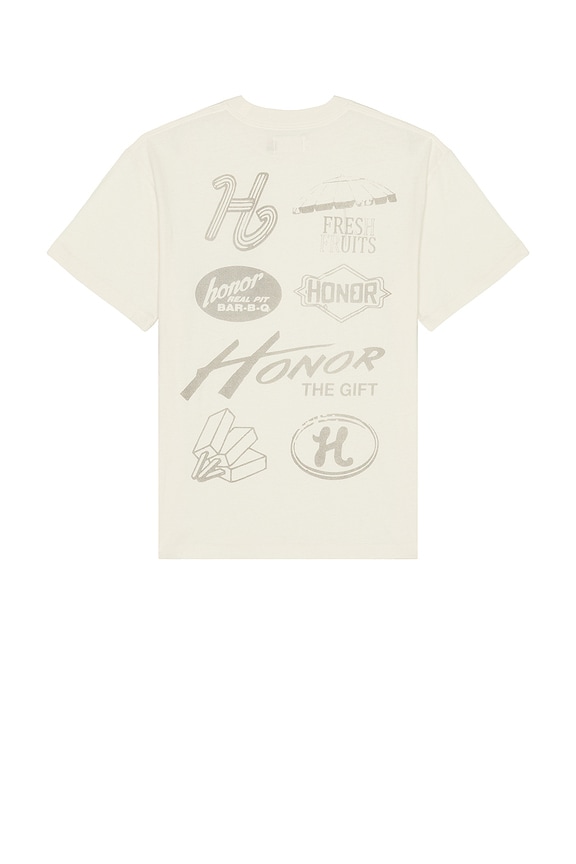 view 2 of 4 Annual Block Party Tee in Bone