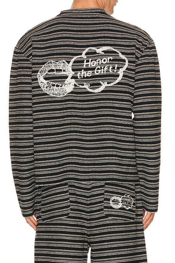 view 1 of 5 Speak Striped Long Sleeve in Black