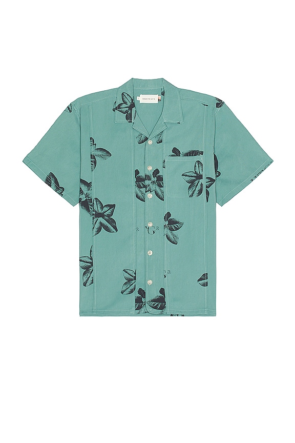 view 1 of 3 Tobacco Button Up Shirt in Teal