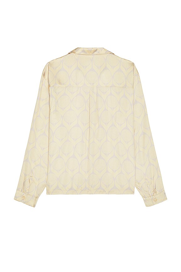 view 2 of 5 Floral Button Up in Cream