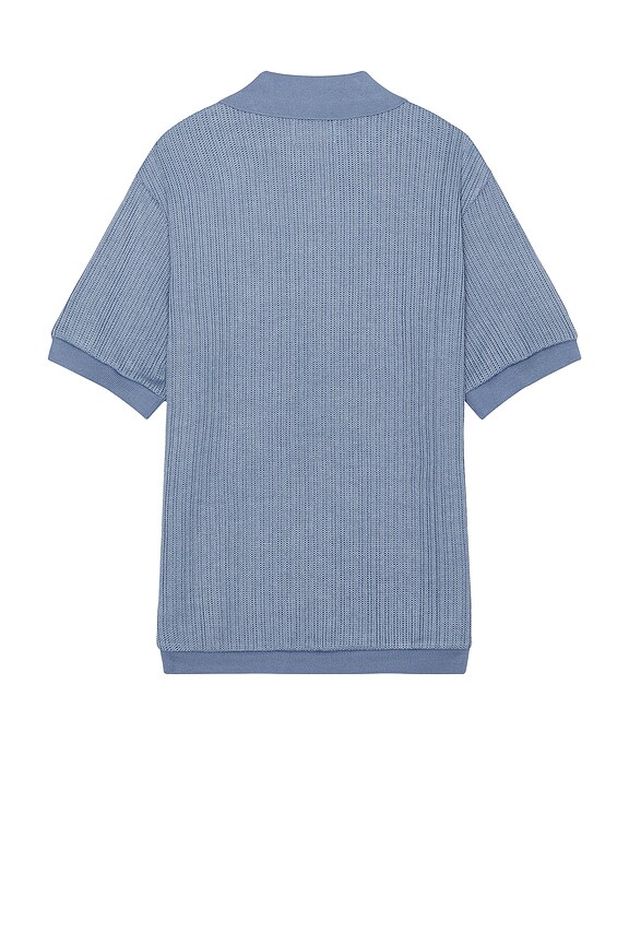 view 2 of 4 Knit Polo in Blue