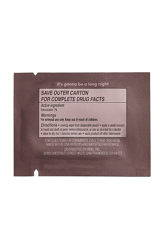 view 2 of 4 LINGETTES RETARDANTES DELAY WIPES CLIMAX DELAY WIPES in 