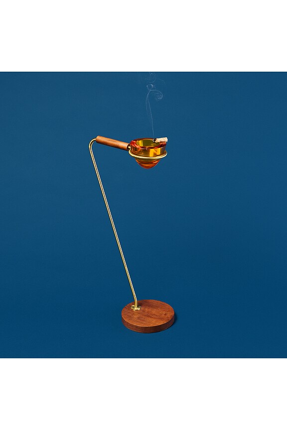 view 2 of 2 Standing Ashtray in Amber
