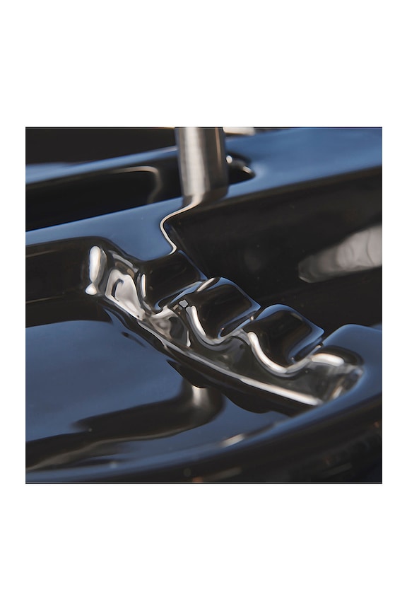 view 2 of 2 Side Table Ashtray in Black