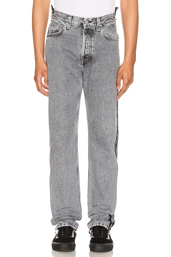 view 2 of 5 Masc Hi Straight Jeans in Concrete Stone