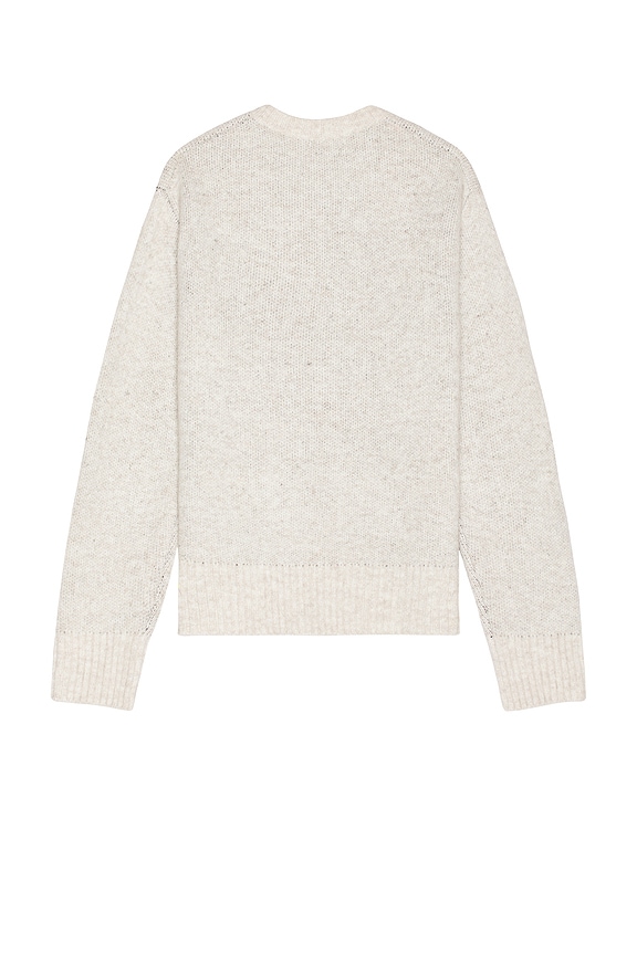 view 2 of 4 H Logo Crew Sweater in Light Grey