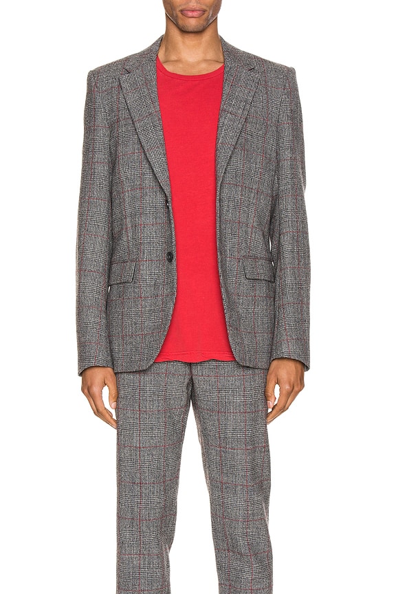 view 1 of 6 Prince of Wales Blazer in Charcoal