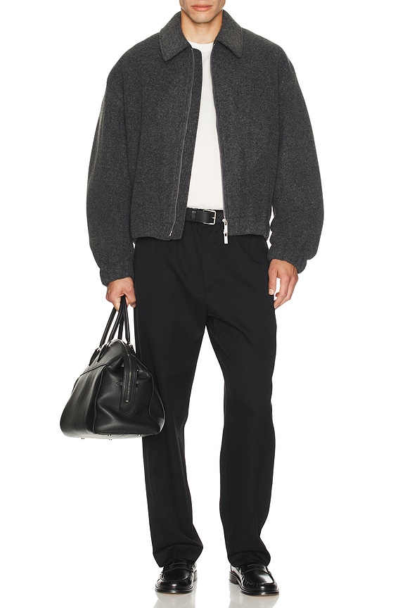 view 2 of 5 BLOUSON BOMBER SHELL in Grey Melange & Black