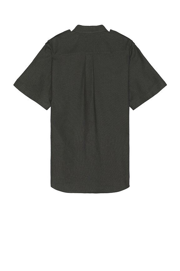 view 2 of 4 Epaulette Short Sleeve Shirt in Graphite